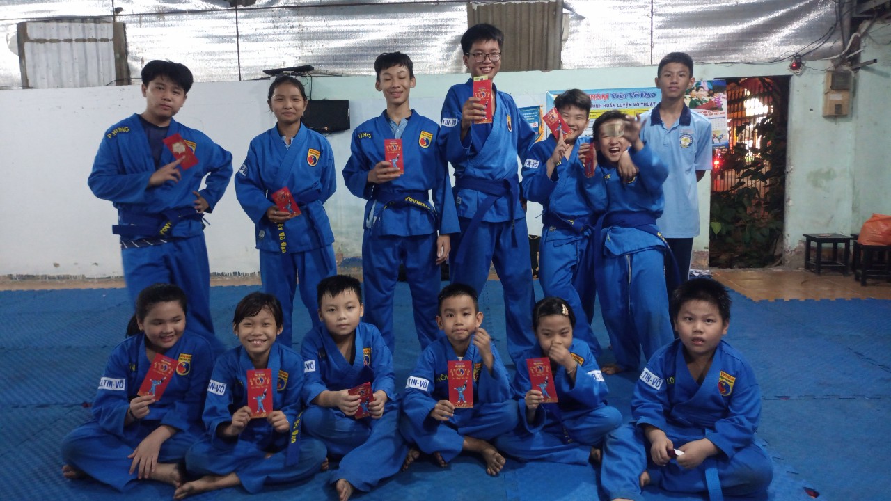 Lì xì Tết phong cách vovinam Tin Võ